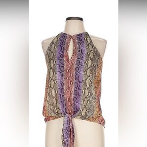 Women’s Willow-Root top. Sleeveless, halter neckline.